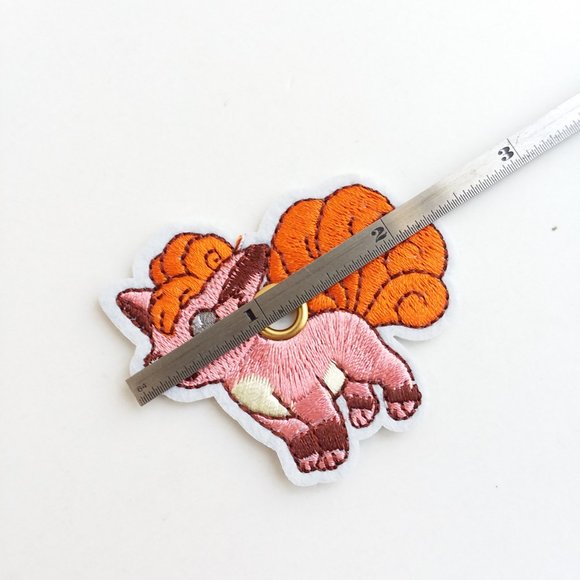 4/$20 Vulpix Pokemon shoe charm     Roller skate shoelace patch charm - Picture 4 of 6